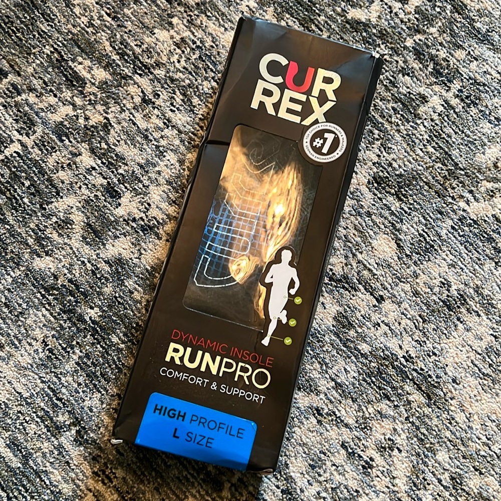 Currex RunPro Insoles - High Profile - Large - New in box!
